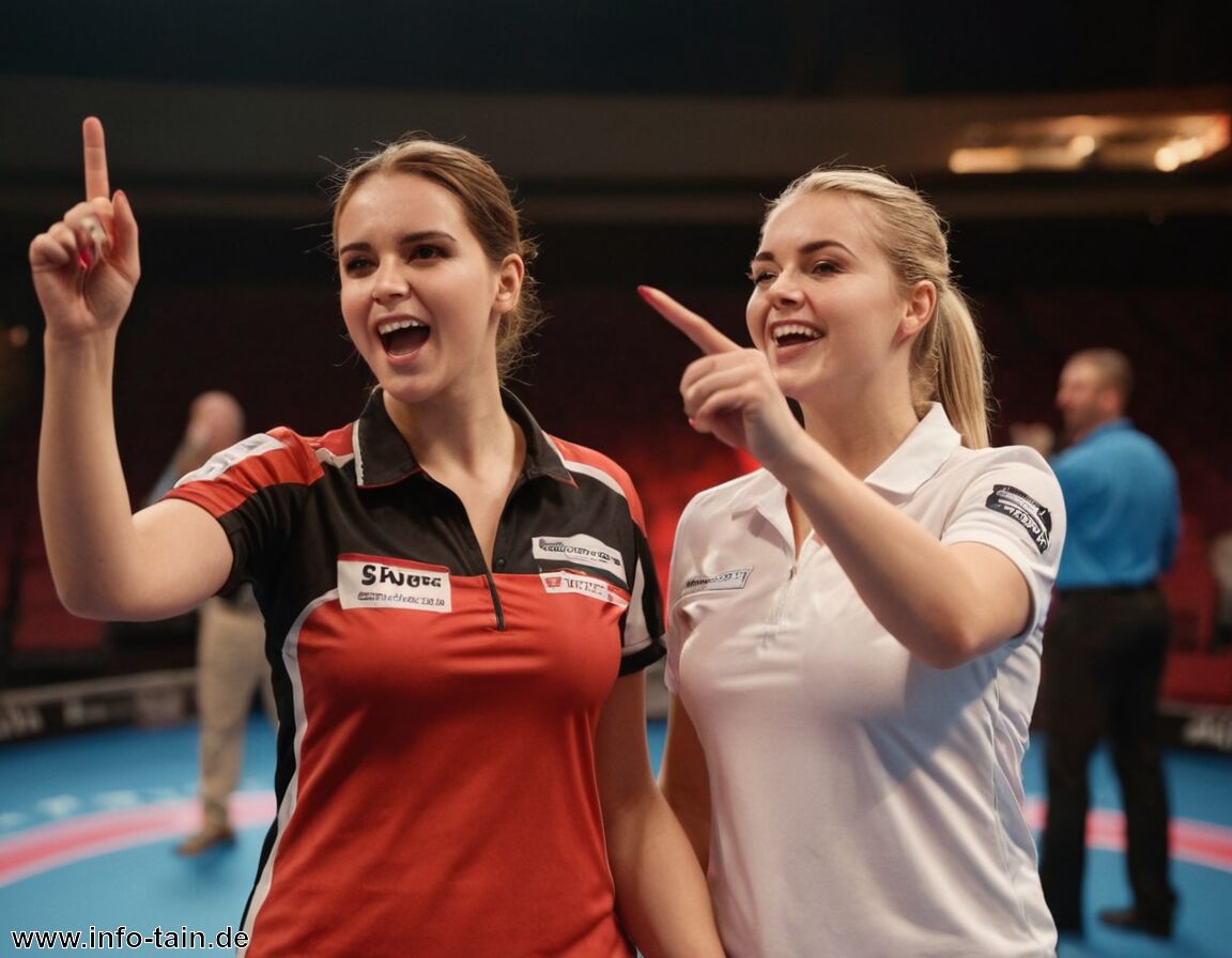 Zusammenarbeit und gemeinsame Erfolge im Darts - Die beeindruckende Karriere von Christin Jahn: Darts-Talent und Partnerin von Max Hopp